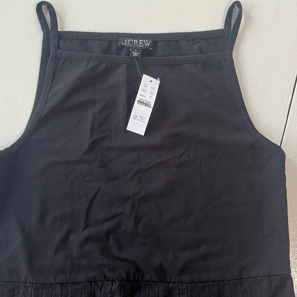 NWT J Crew pintuck mixy dress in Black - Picture 7 of 10